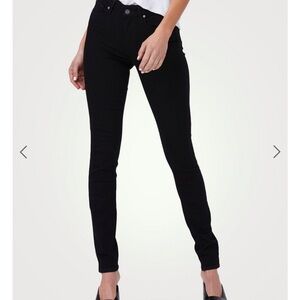 Paige Verdugo Ultra Skinny Black Jeans